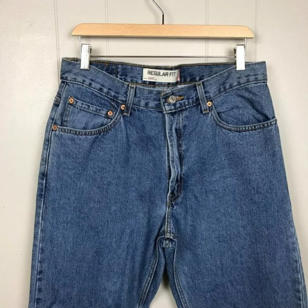 Vintage Levi's 505 Regular Fit Men's Jeans Y2K Size 34x29